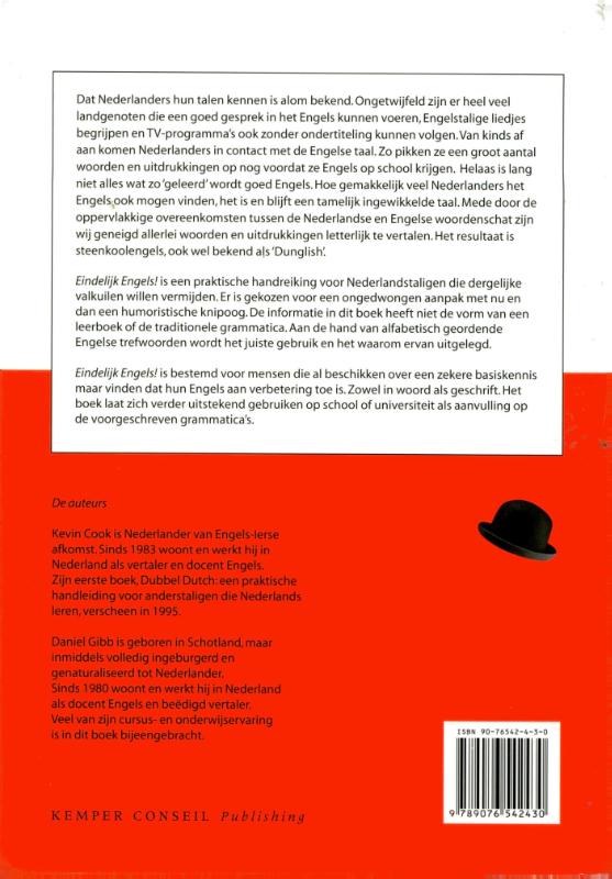 Achterkant van Eindelijk Engels!