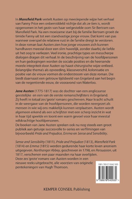 Achterkant van Mansfield Park
