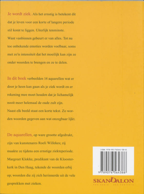 Achterkant van Ziek