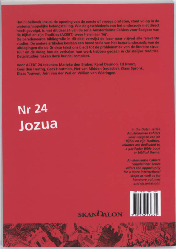Achterkant van Jozua