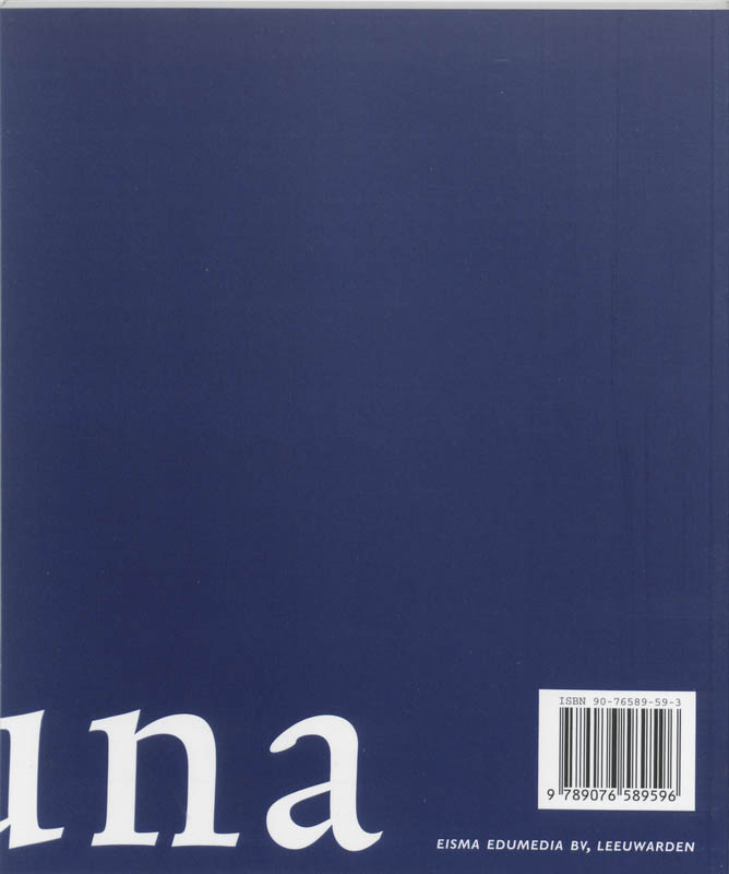 Achterkant van Lesboek