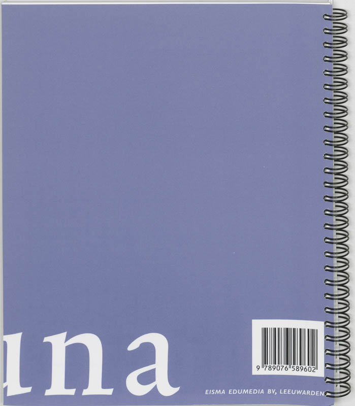 Achterkant van Werkboek