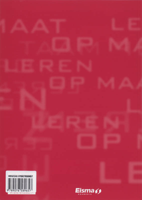 Achterkant van Docentenboek