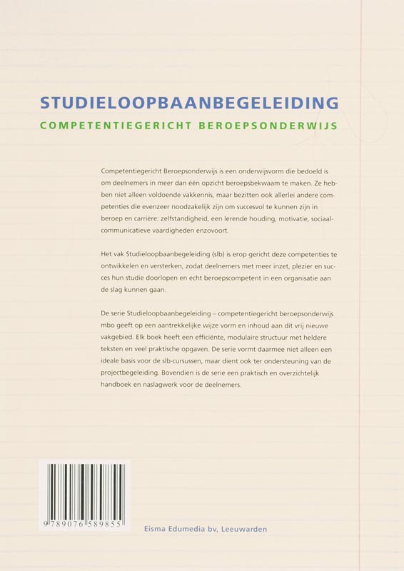 Achterkant van 2 MBO niveau 2