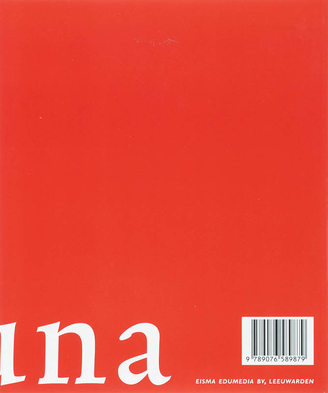 Achterkant van Tekstboek