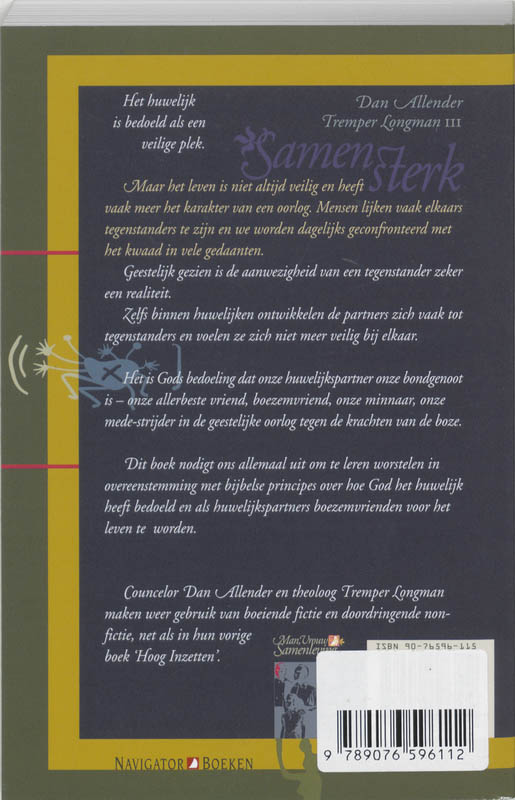 Achterkant van Samen sterk
