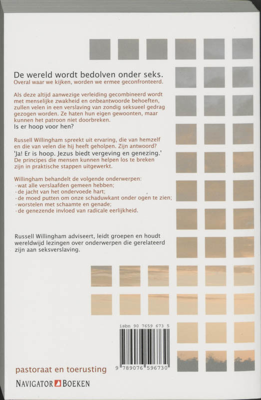 Achterkant van Onderweg naar vrijheid