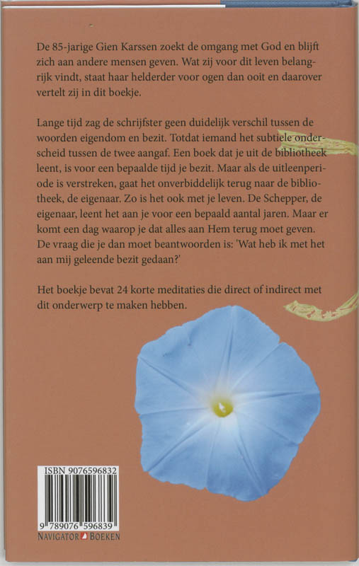 Achterkant van Geleend bezit