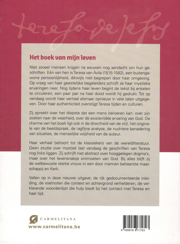 Achterkant van Het boek van mijn leven