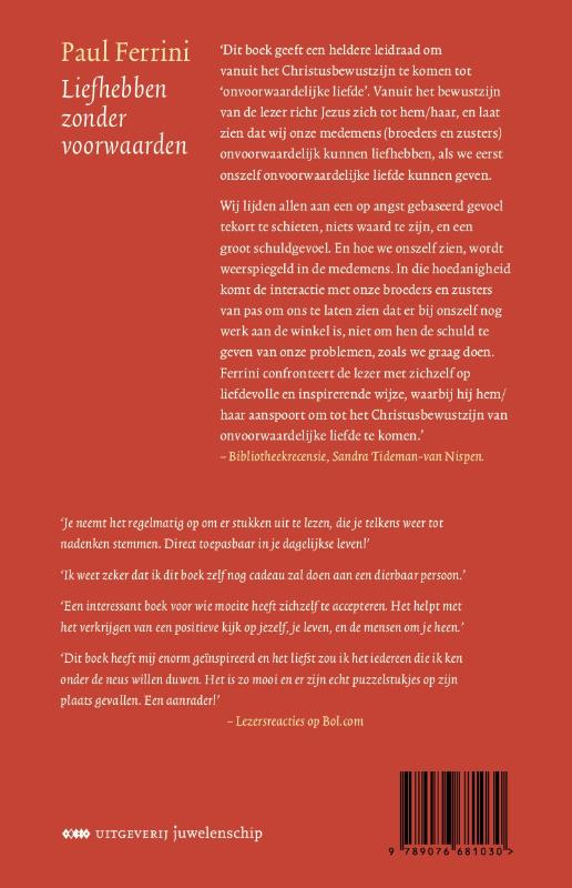 Achterkant van Liefhebben zonder voorwaarden
