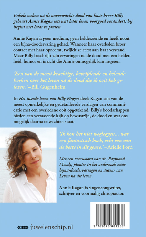 Achterkant van Berichten uit het hiernamaals van Billy