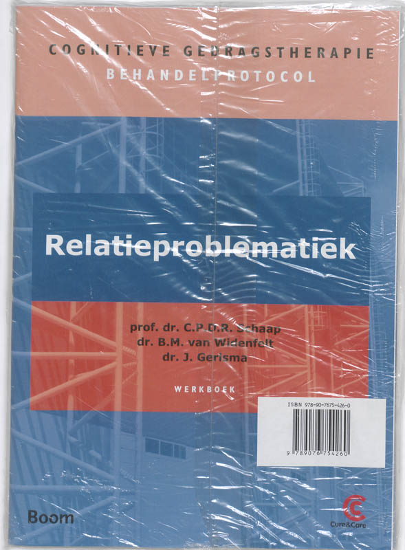 Achterkant van Therapeutenboek en werkboek
