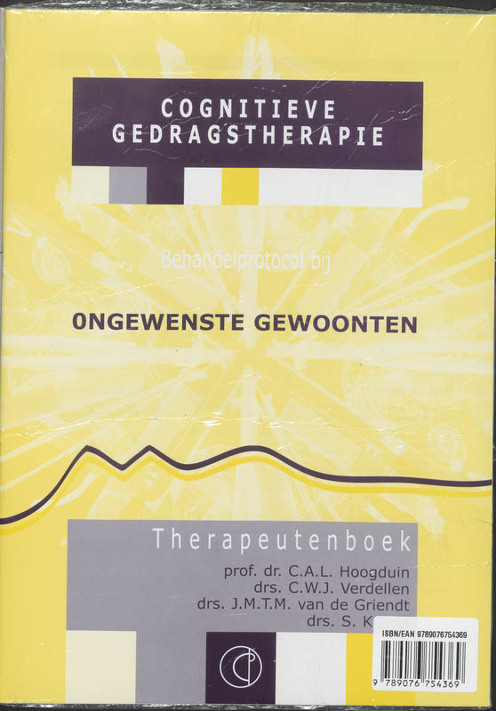 Achterkant van Behandelprotocol bij ongewenste gewoonten