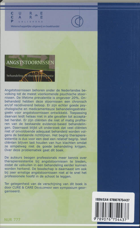 Achterkant van Angststoornissen