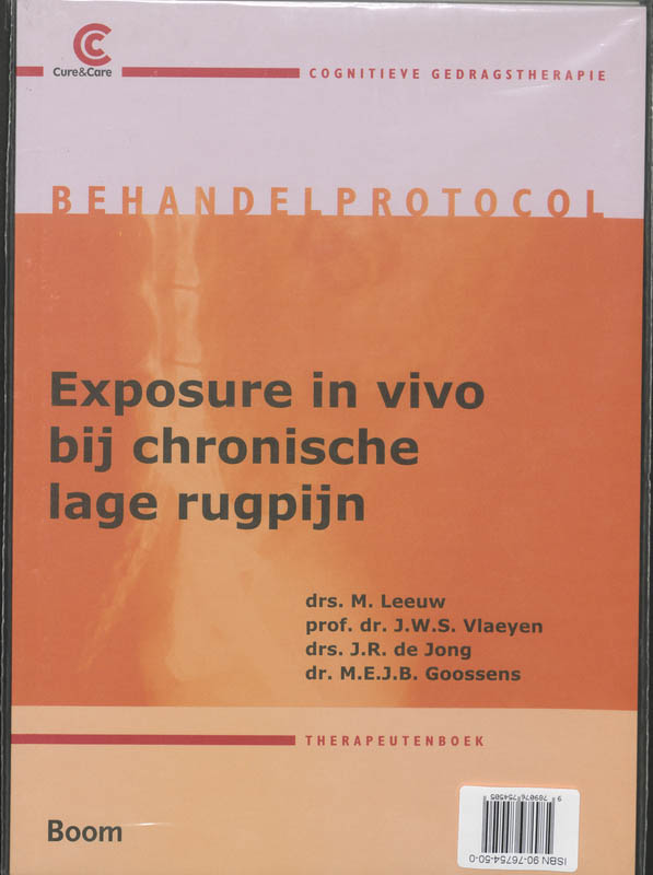 Achterkant van Werkboek/therapeutenboek