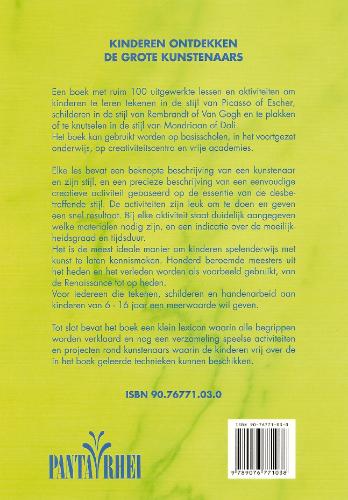 Achterkant van Kinderen ontdekken de grote kunstenaars