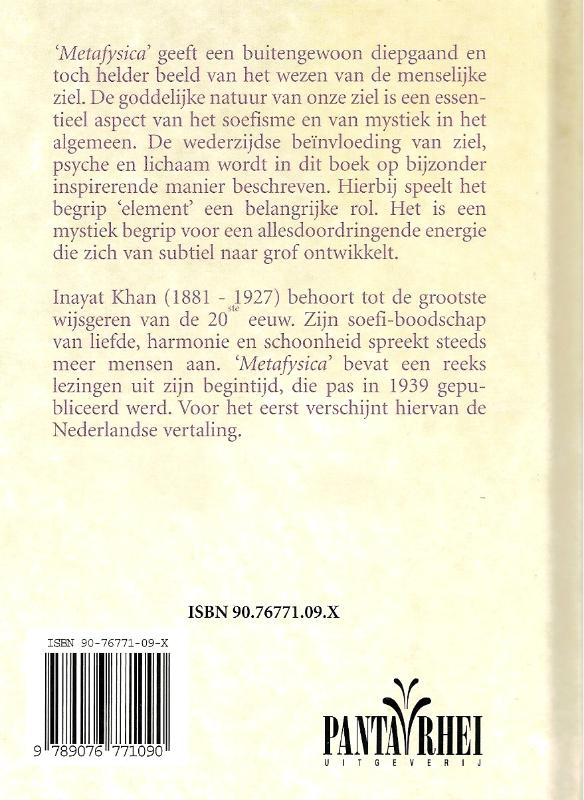 Achterkant van Metafysica
