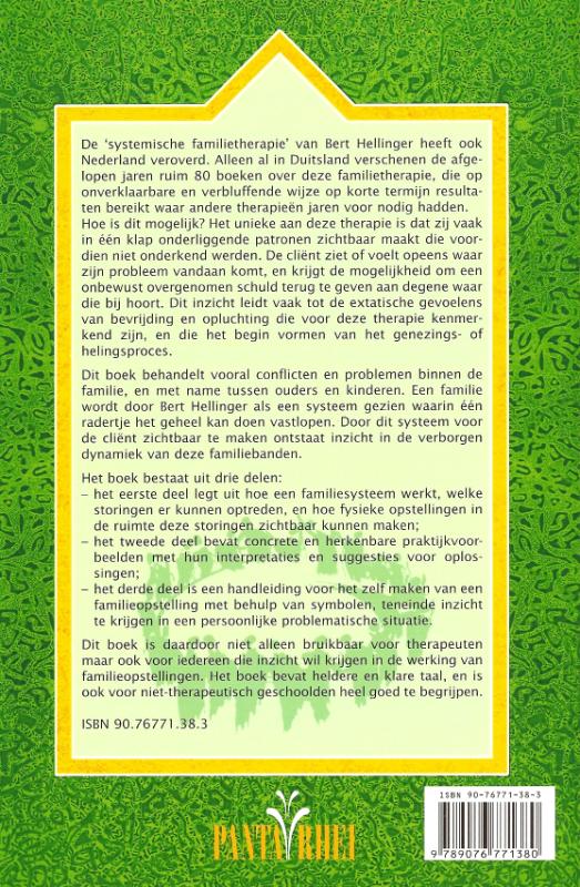 Achterkant van Conflictoplossing door familieopstellingen