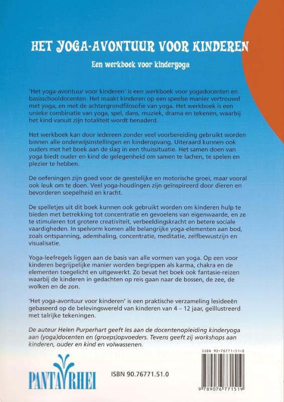 Achterkant van Het yoga-avontuur voor kinderen