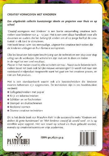 Achterkant van Creatief vormgeven met kinderen