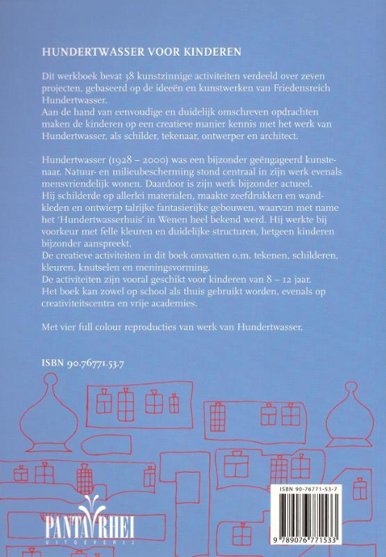 Achterkant van Hundertwasser voor kinderen