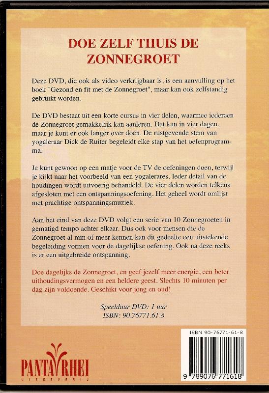 Achterkant van Doe zelf thuis de Zonnegroet