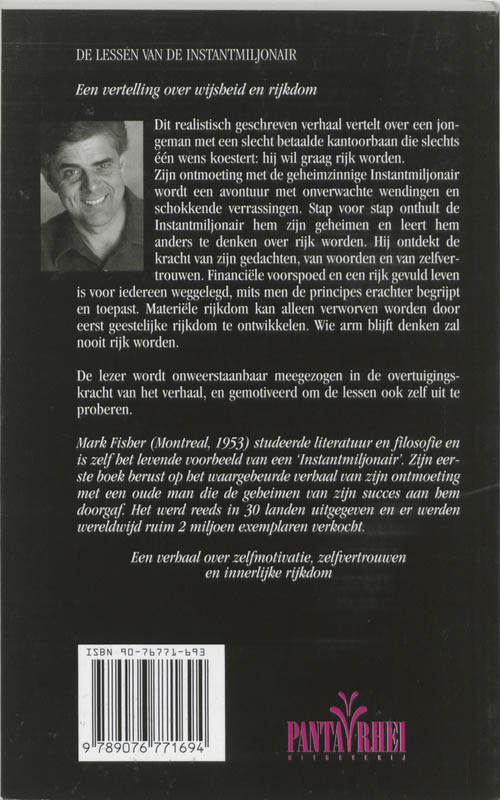 Achterkant van De lessen van de Instantmiljonair