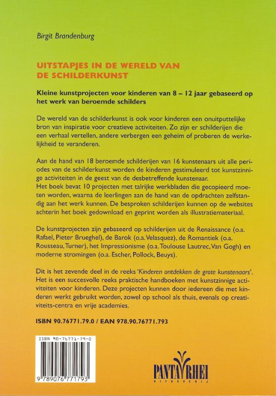 Achterkant van Uitstapjes in de wereld van de schilderkunst