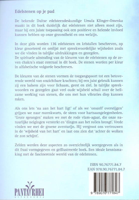 Achterkant van Edelstenen op je pad