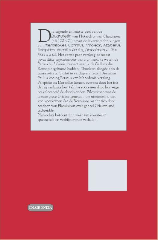 Achterkant van Biografieën IX