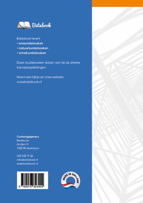 Achterkant van Kernboek