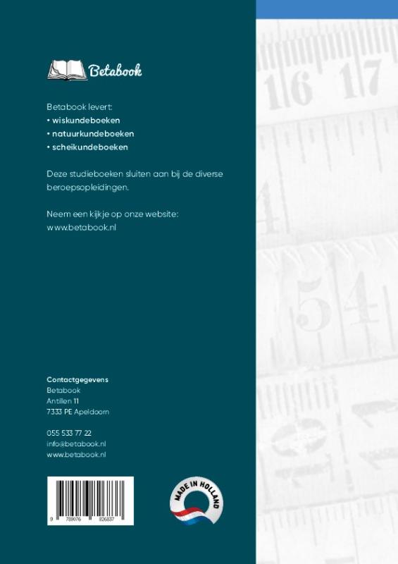 Achterkant van Wiskunde B
