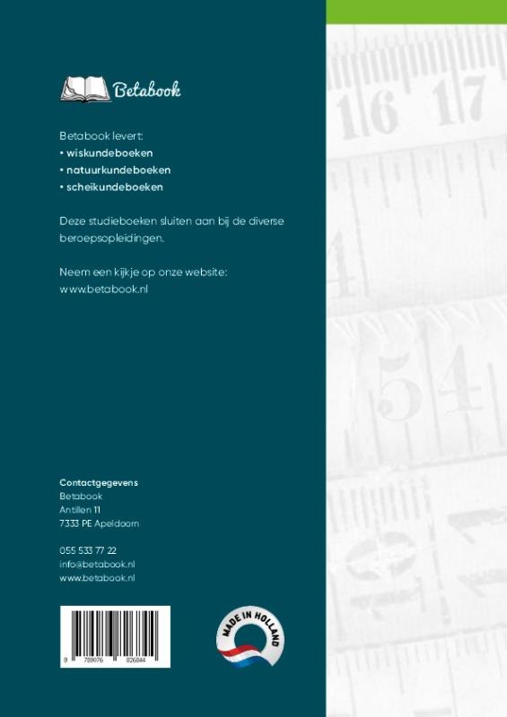 Achterkant van Wiskunde C1