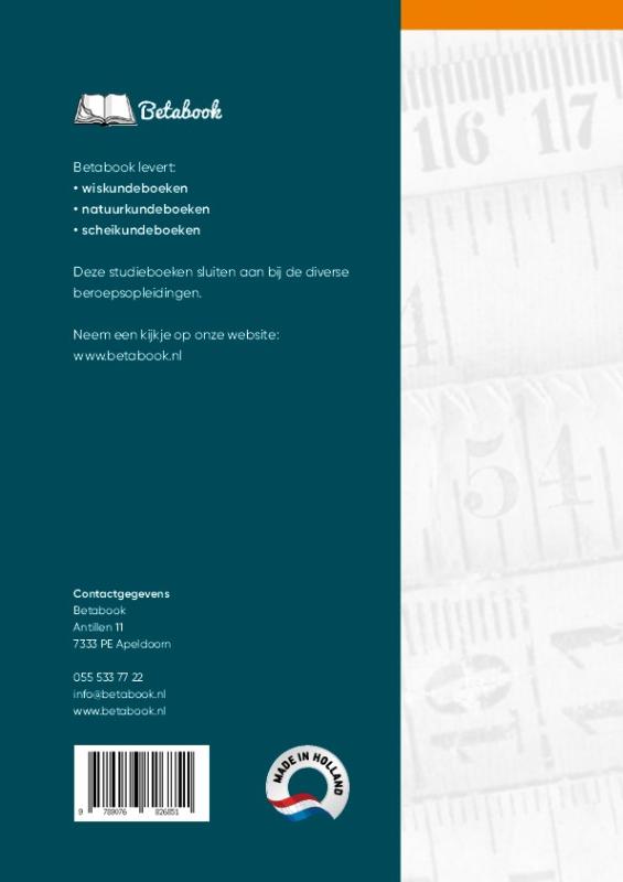 Achterkant van Wiskunde C2