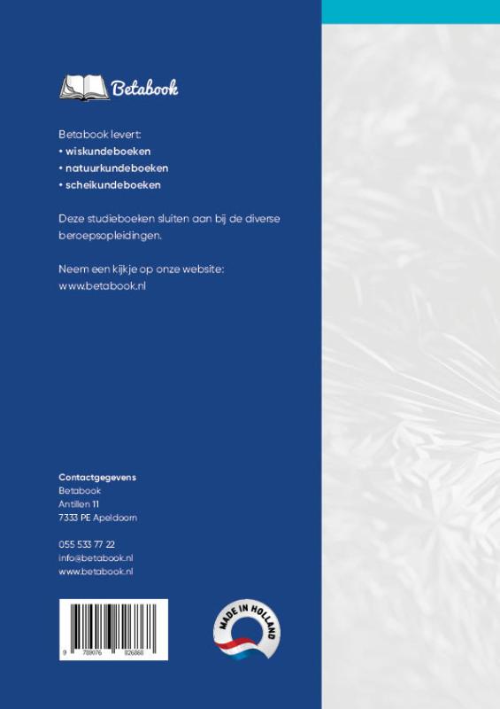 Achterkant van Natuurkunde A