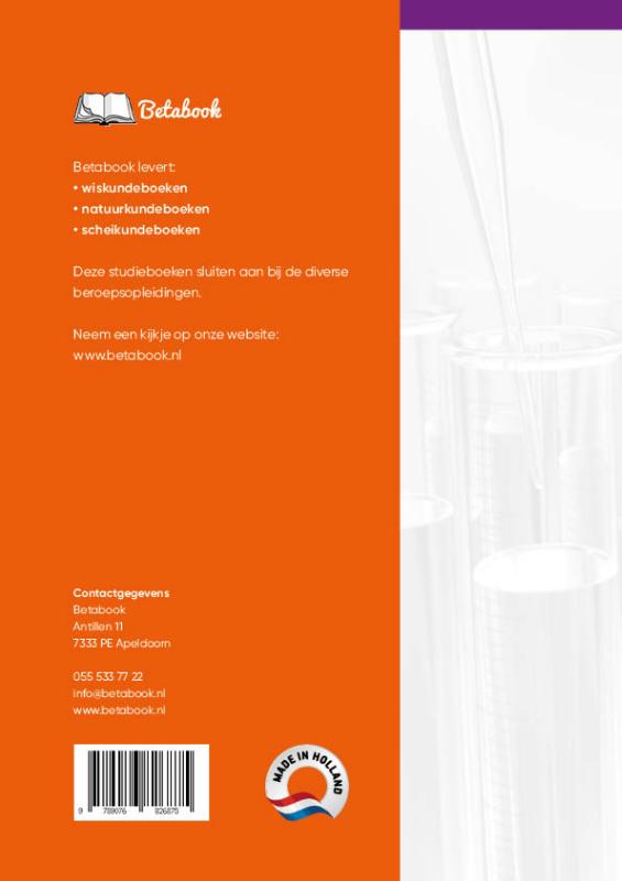 Achterkant van Scheikunde C2