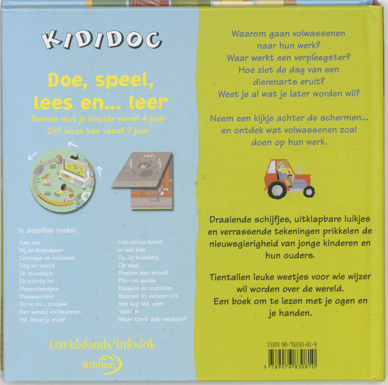 Achterkant van Mijn beroep is