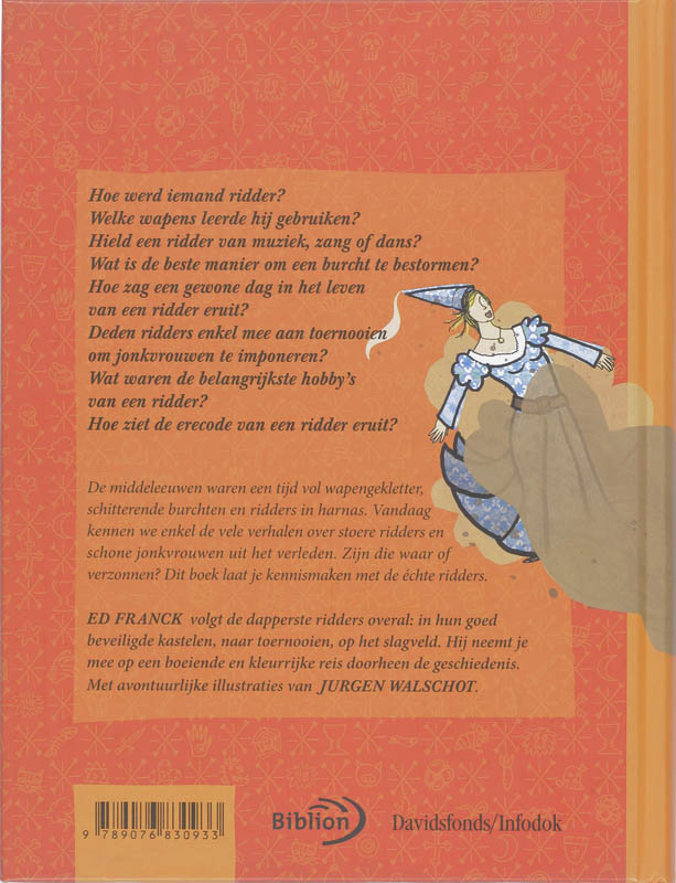 Achterkant van Heersers in harnas