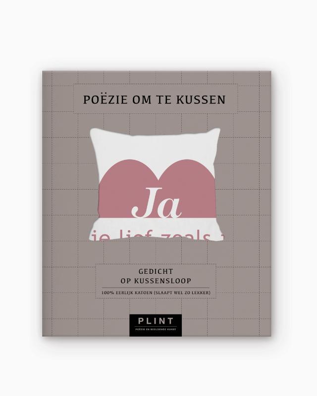 Achterkant van Plint kussensloop 'Ja' K. Schippers
