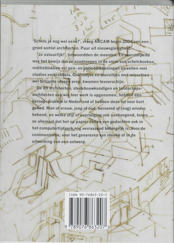 Achterkant van Was getekend : de architect
