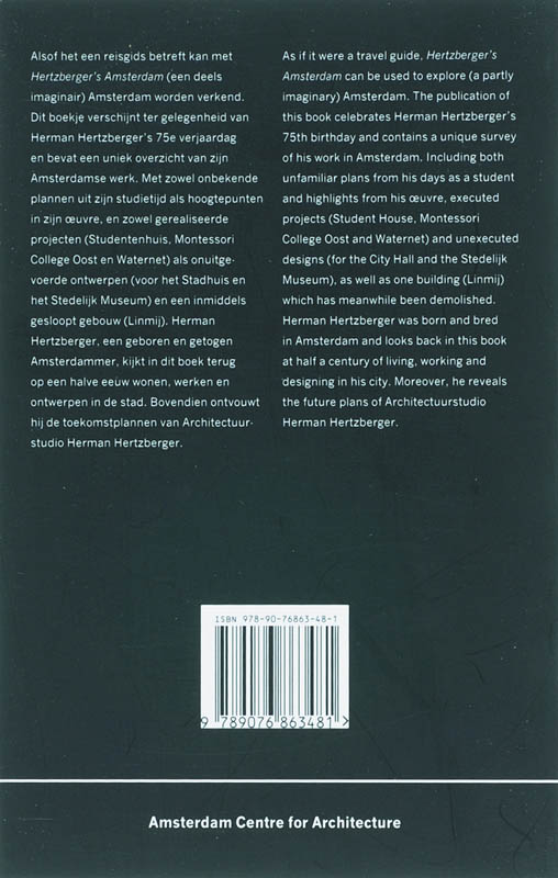 Achterkant van Hertzberger's Amsterdam