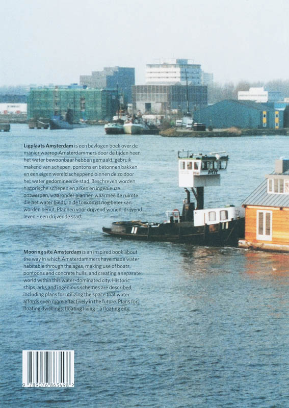 Achterkant van Ligplaats: Amsterdam = Mooring site Amsterdam
