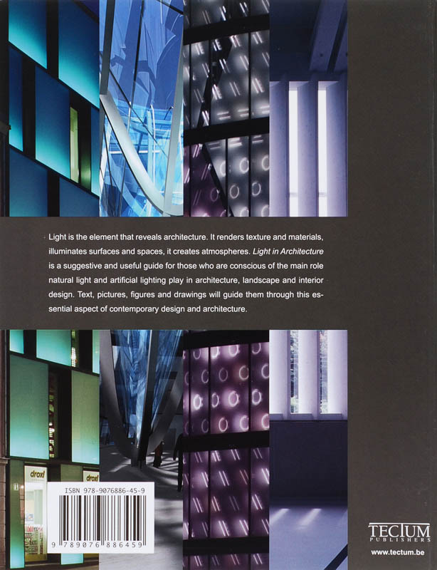 Achterkant van Light in architecture