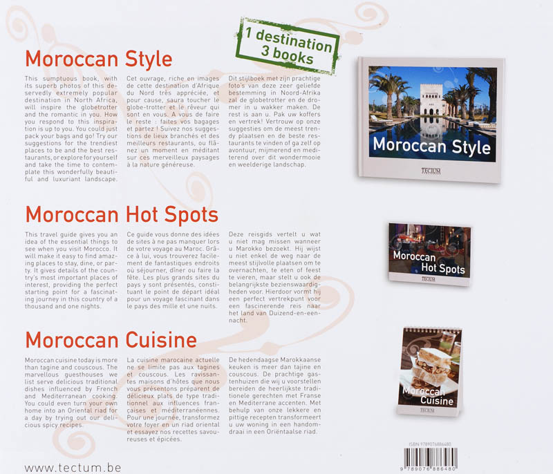Achterkant van Taste Moroco