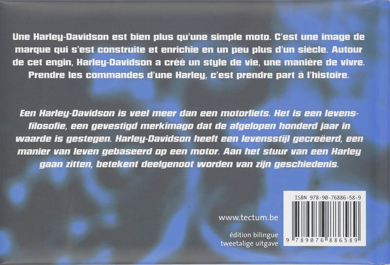 Achterkant van Harley Davidson