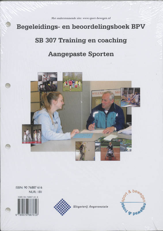 Achterkant van SB 307 Aangepaste sporten