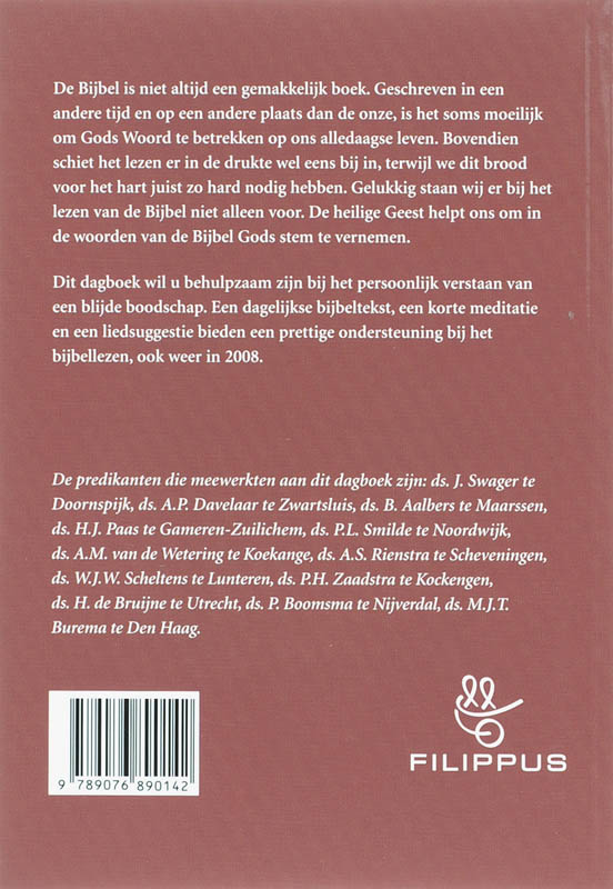 Achterkant van 2008