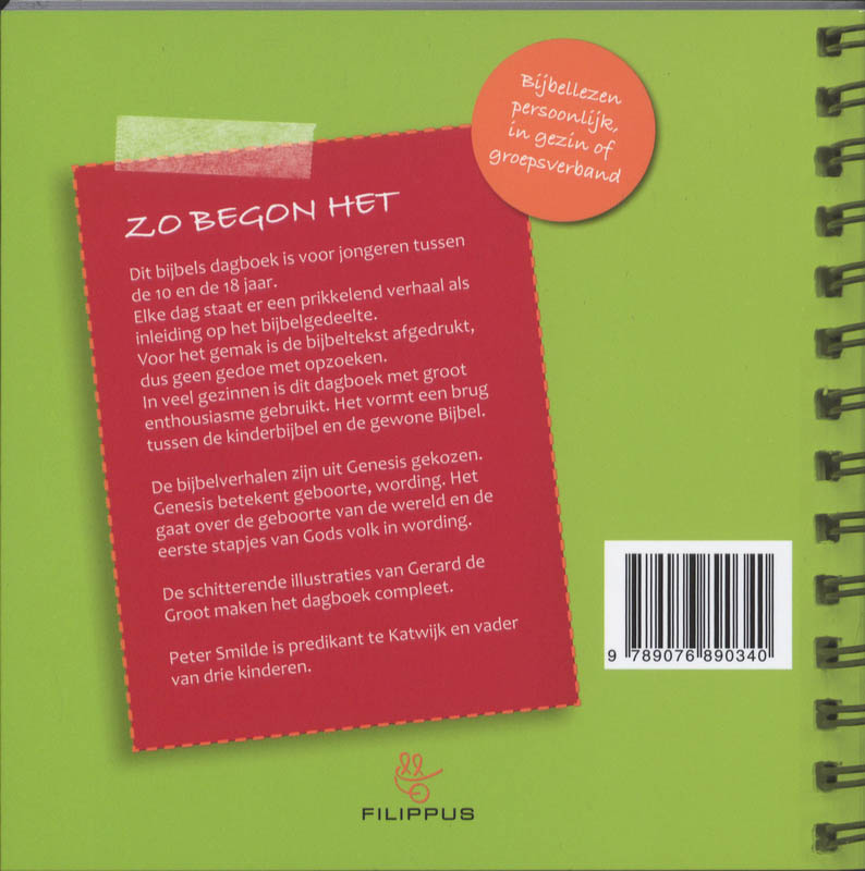 Achterkant van Zo begon het