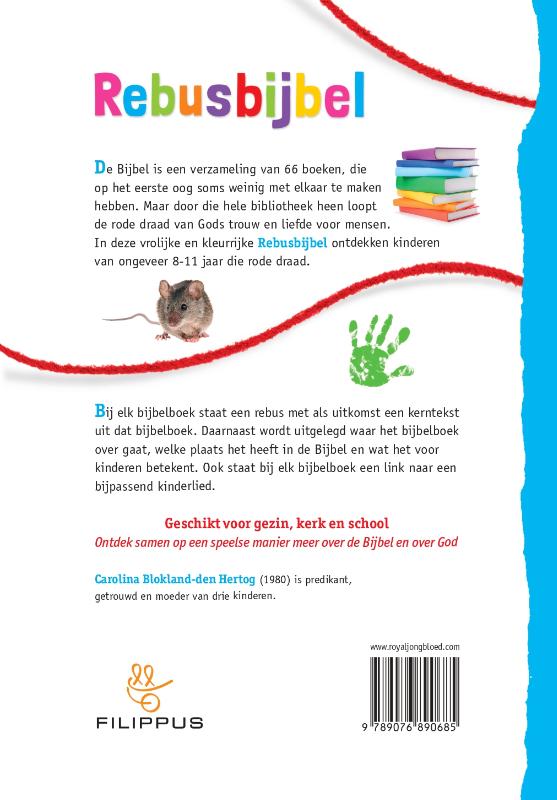 Achterkant van Rebusbijbel