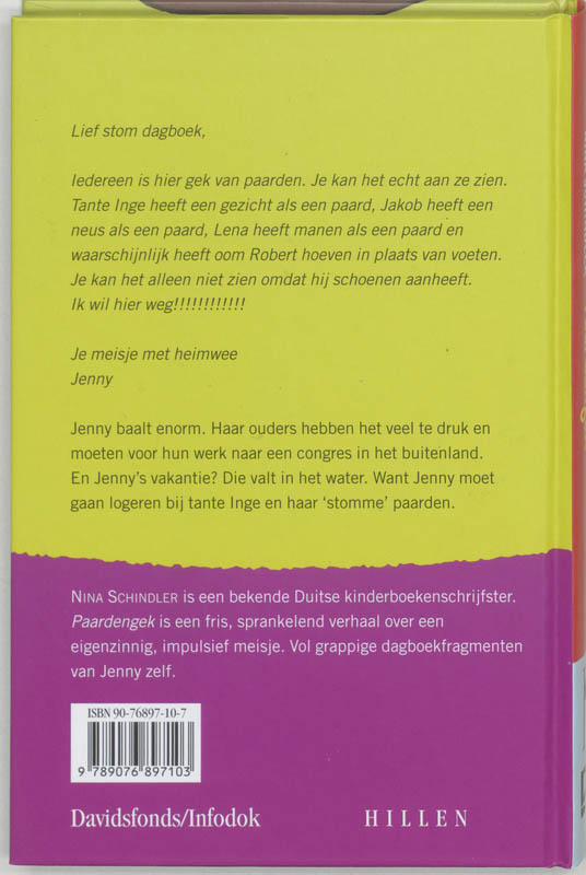 Achterkant van Paardengek